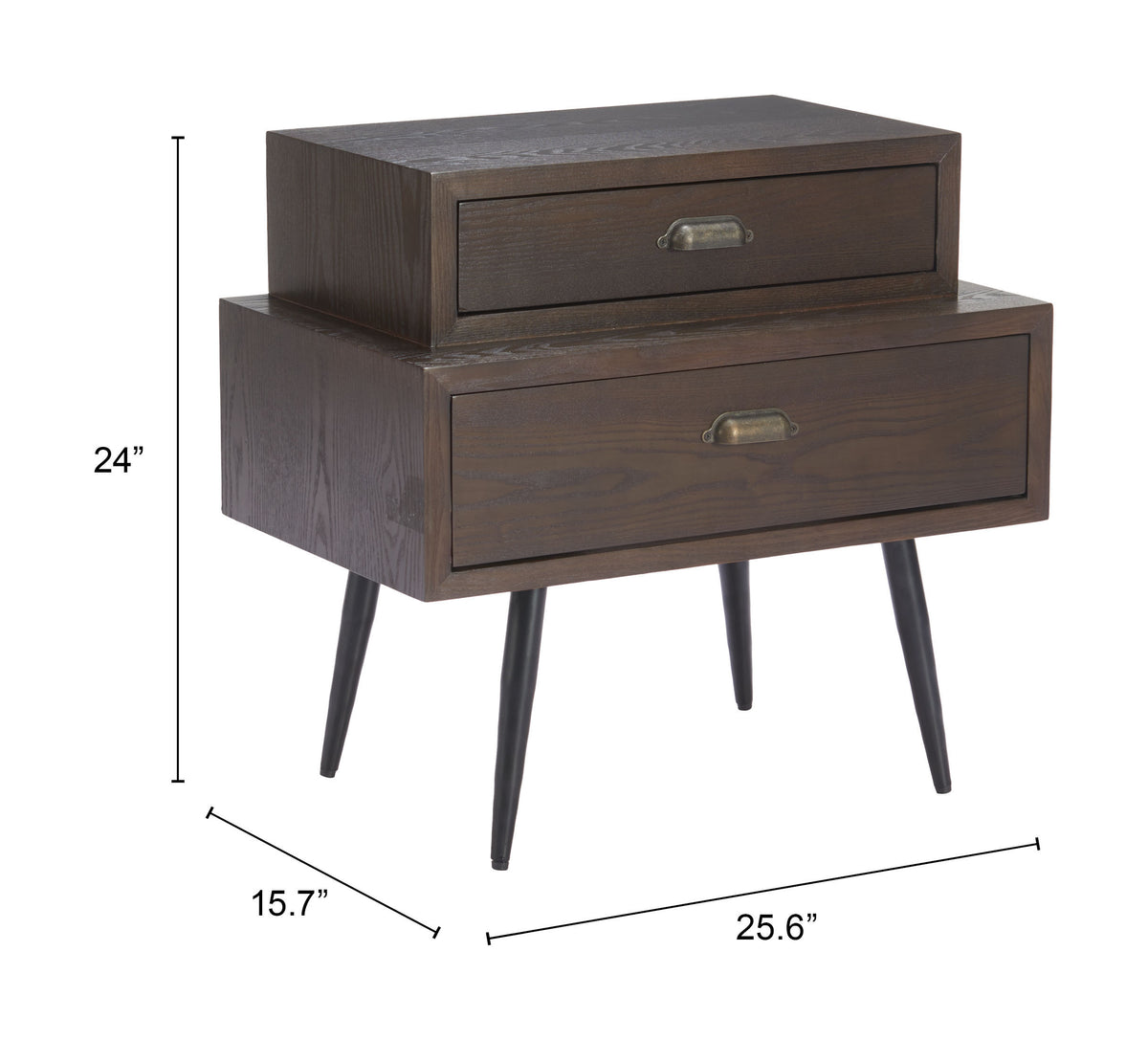 Mechy Brown Side Table