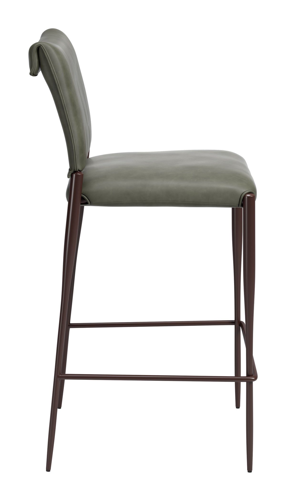 Freesia Barstool (Set of 2) in Olive Green