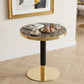 Cosima Round Bistro Table in Black & Grey