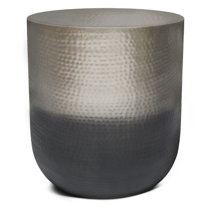 Nova Gray Metal End Table – 18.9" Round End Table