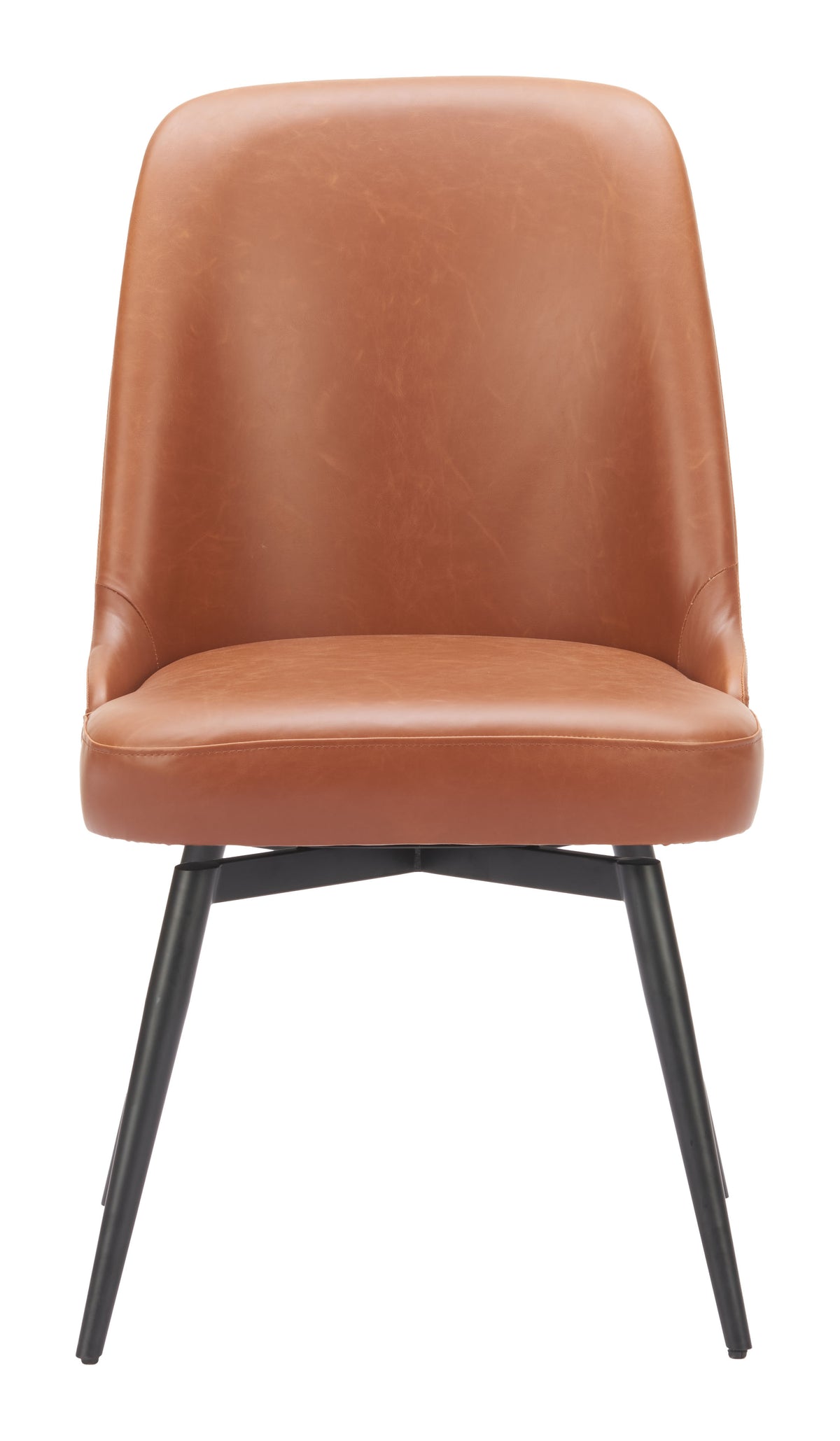 Keppel Swivel Dining Chair (Set of 2) in Brown