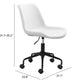 Byron Office Chair in White
