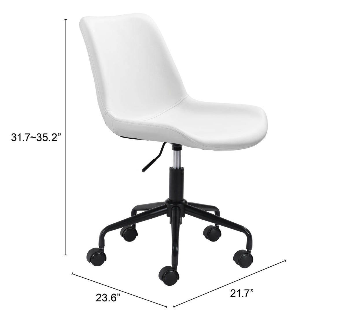 Byron Office Chair in White