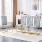Kinsey Gray, Gold Legs, Set of 4