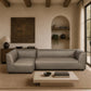 Lukas 2-piece sectional with left-facing chaise in taupe