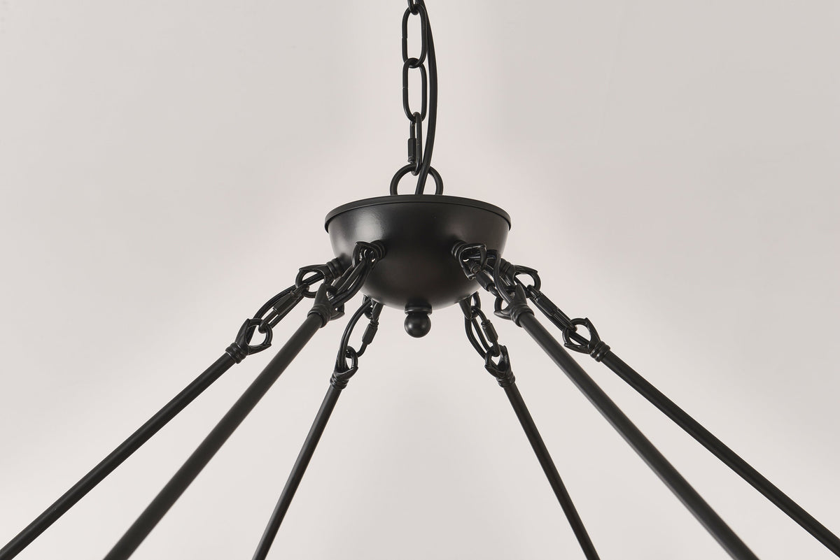 Vero Wagon Wheel Chandelier