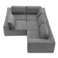 Modern Modular Low Profile Corner Sofa Sectional 116'