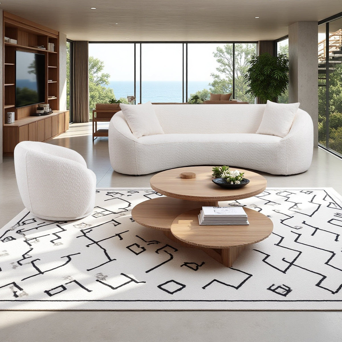 Lysander Curved Sofa