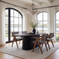 Delhi Gray & Walnut Dining Chair (Set of 2)