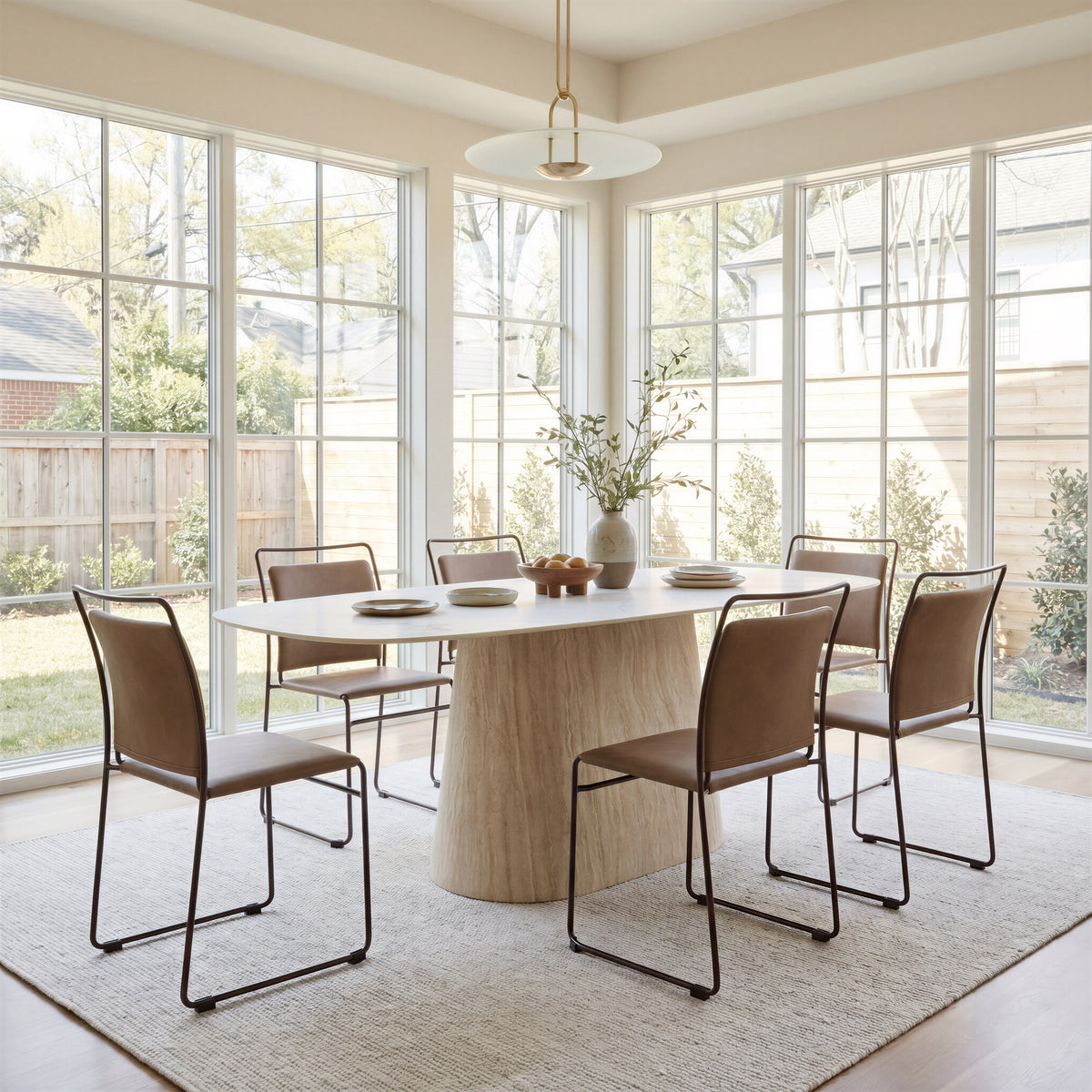 Verbena Brown Dining Chair (Set of 2)