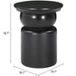 Colombo Black Side Table