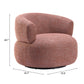 Venezia Brown Swivel Chair