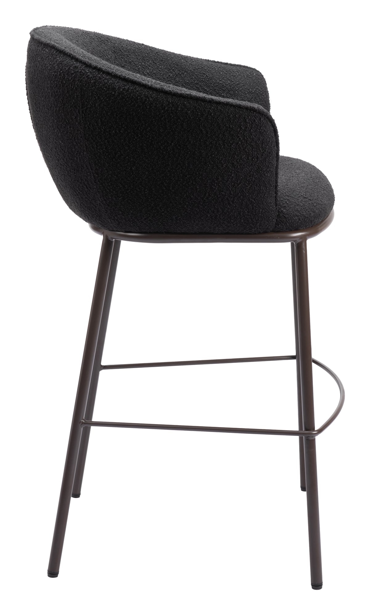 Essen Barstool in Black & Bronze