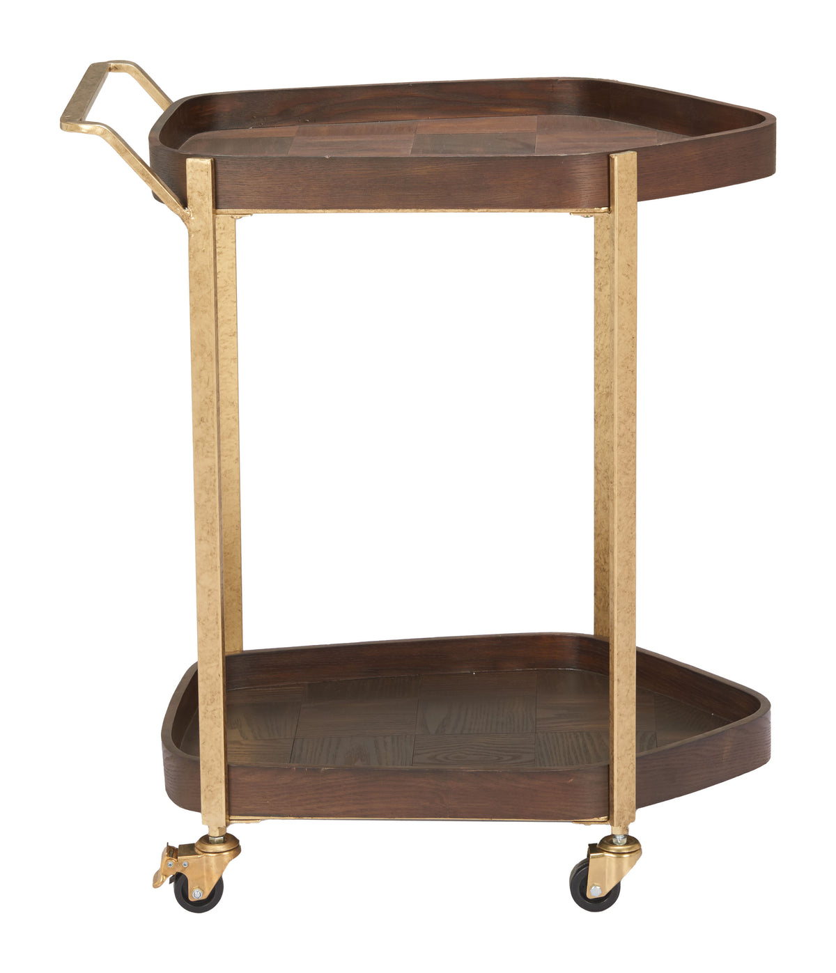 Stela Walnut Bar Cart