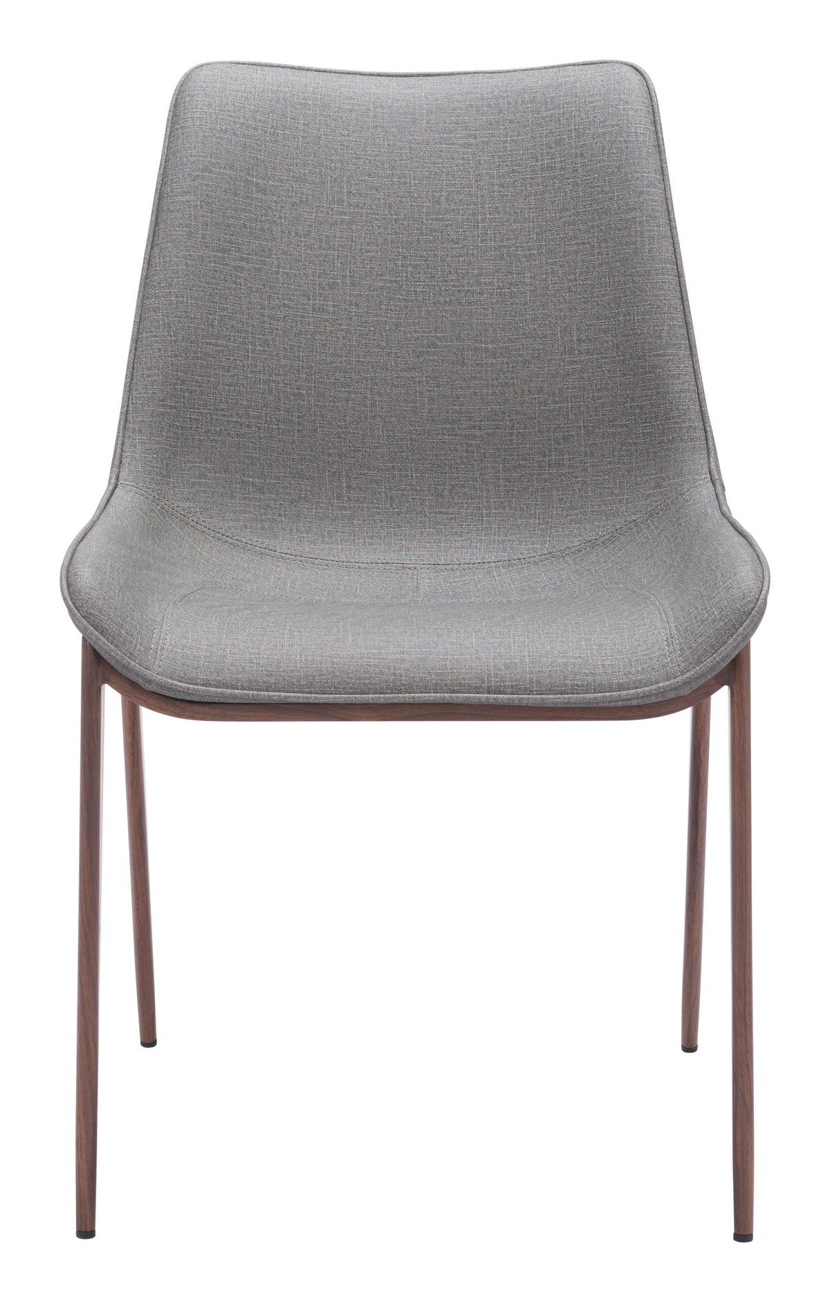 Magnus Dining Chair (Set of 2) in Slate Gray & Walnut