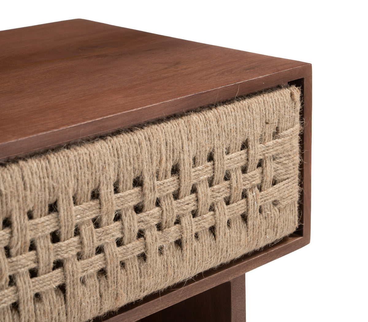 Amaria Natural & Walnut Nightstand