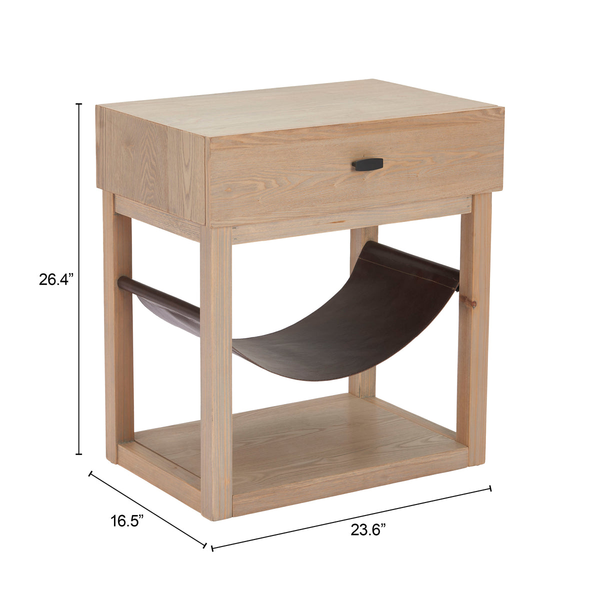 Haram Natural Side Table