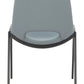 Desi Azure Gray Armless Dining Chair (Set of 2)
