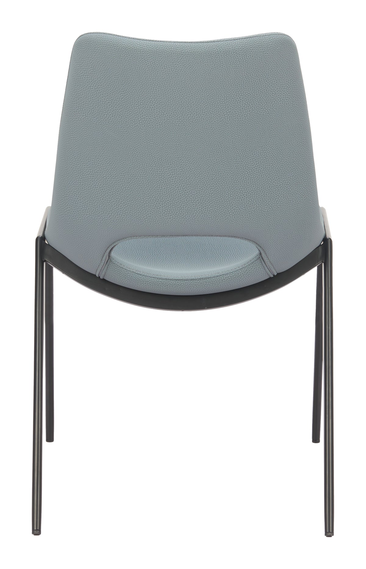 Desi Azure Gray Armless Dining Chair (Set of 2)