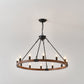 Vero Wagon Wheel Chandelier
