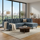 Talmadge Sectional Sofa – 120" L-Shaped, Made in USA - Leslie Peacock - Fabric (2)
