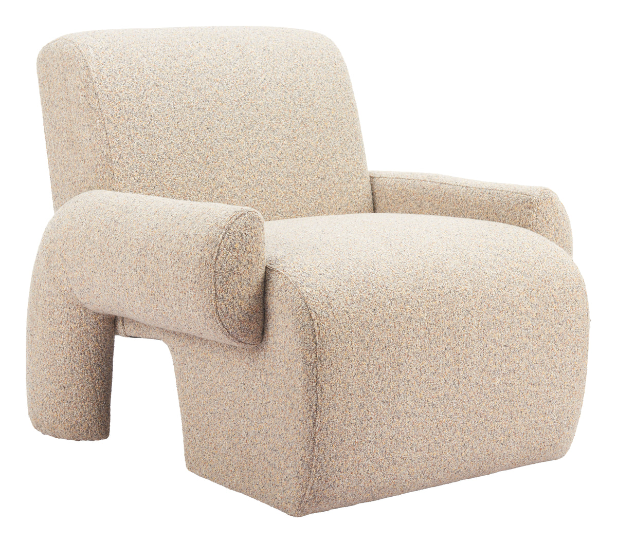 Rura Heathered Beige Accent Chair