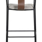 Couva Gray Tweed Barstool (Set of 2)