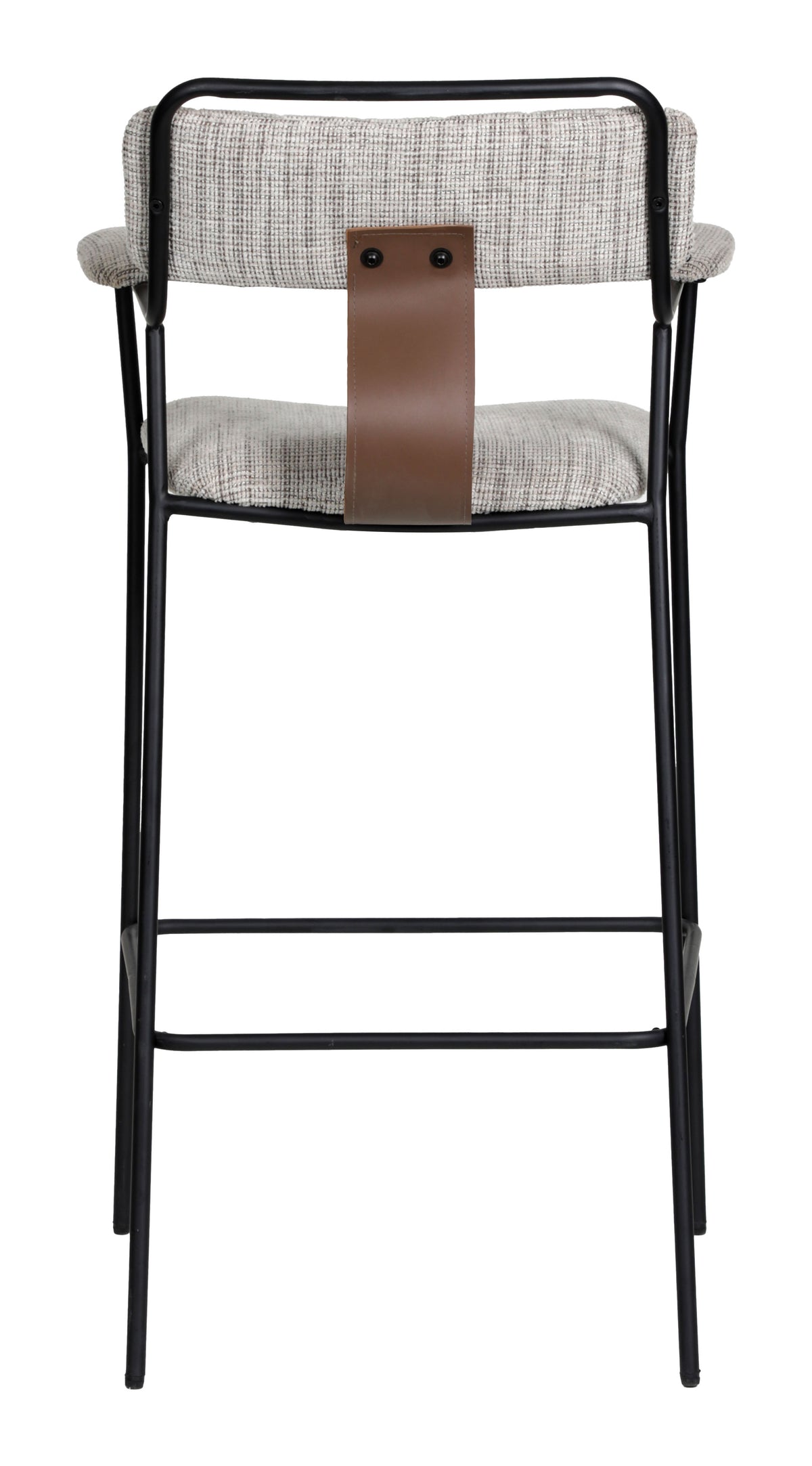 Couva Gray Tweed Barstool (Set of 2)