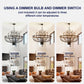 Daxton Black Iron 33-Light Chandelier 47 inch