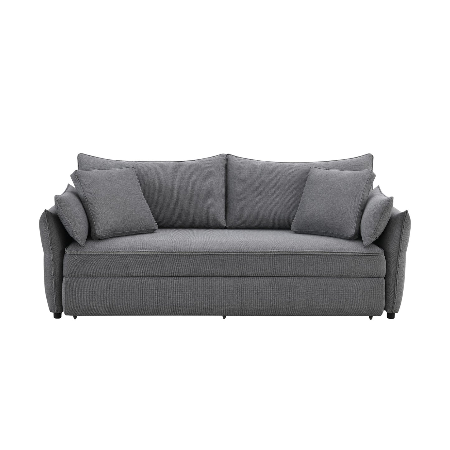 Irina Gray Fabric Sleeper Sofa – 87"W Sleeper Sofa