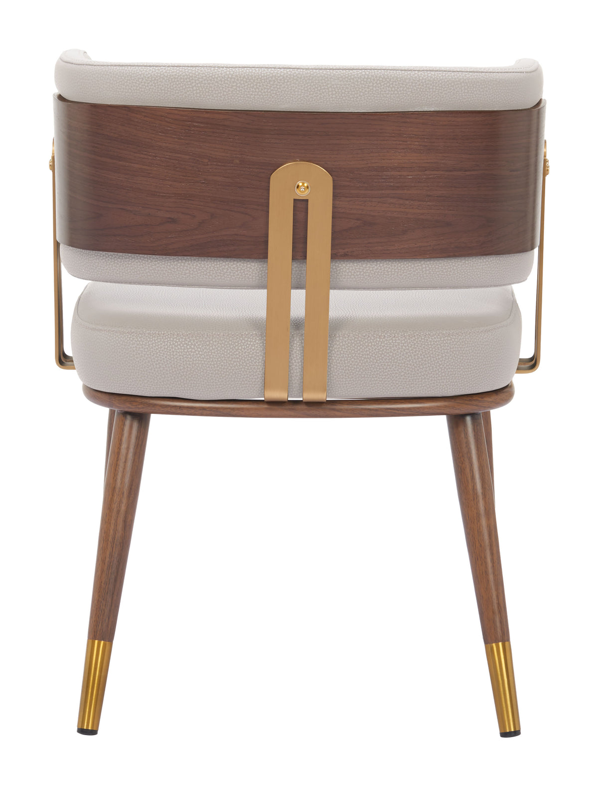 Brew Beige & Walnut Dining Chair