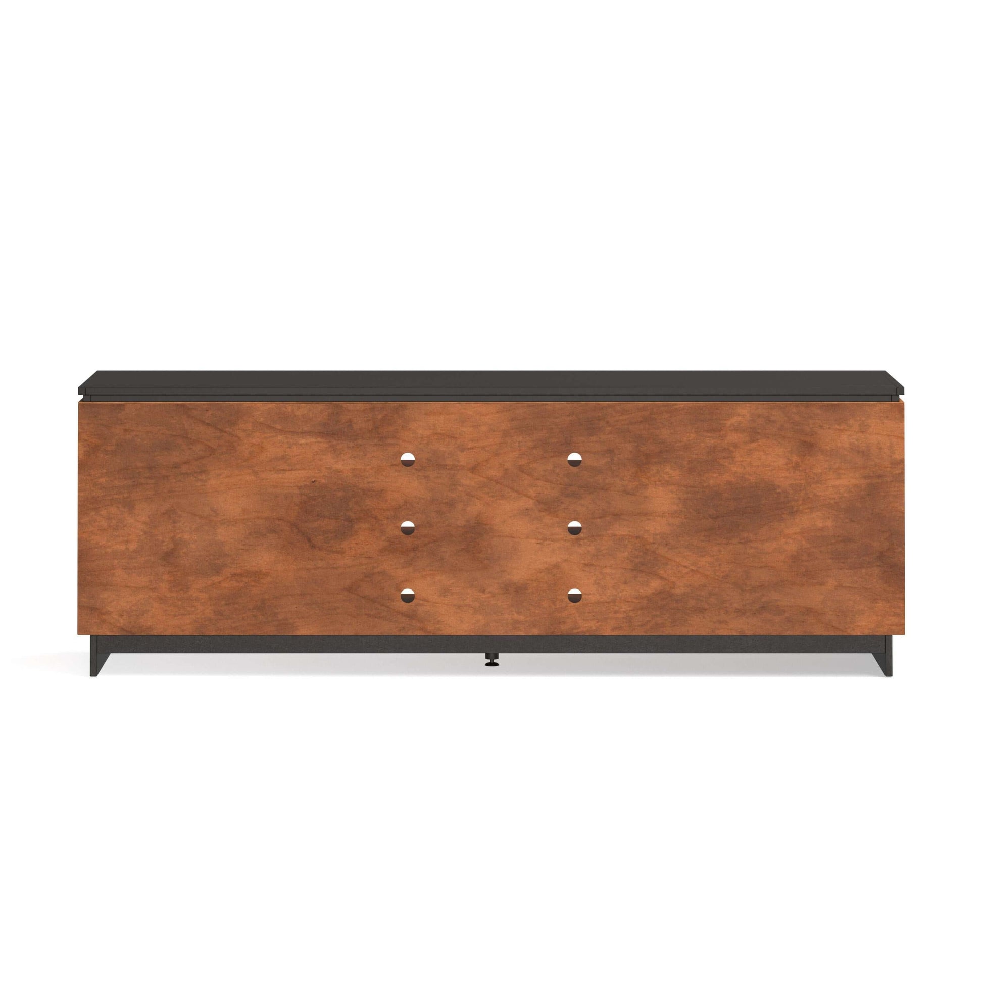 Graceland Solid Wood TV Stand Console, Black with Bourbon Finish 85" - Revel Sofa 