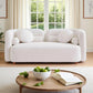 Fenella Cloud Sofa in White (Loveseat 69.3")
