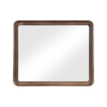 Ouida Brown and Gold Mirror