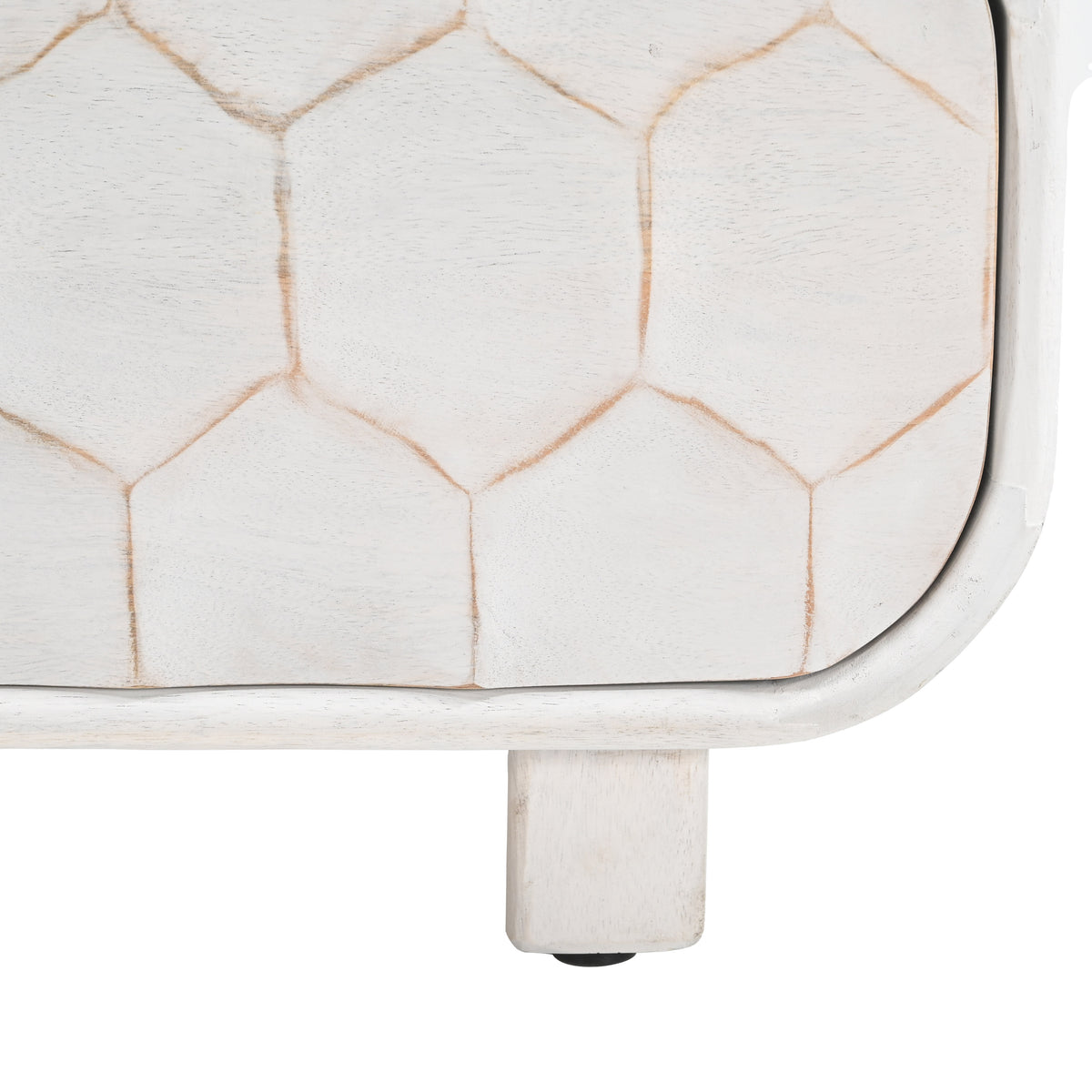 Miro Whitewashed Nightstand