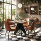 Keppel Swivel Dining Chair (Set of 2) in Brown
