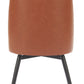 Keppel Swivel Dining Chair (Set of 2) in Brown