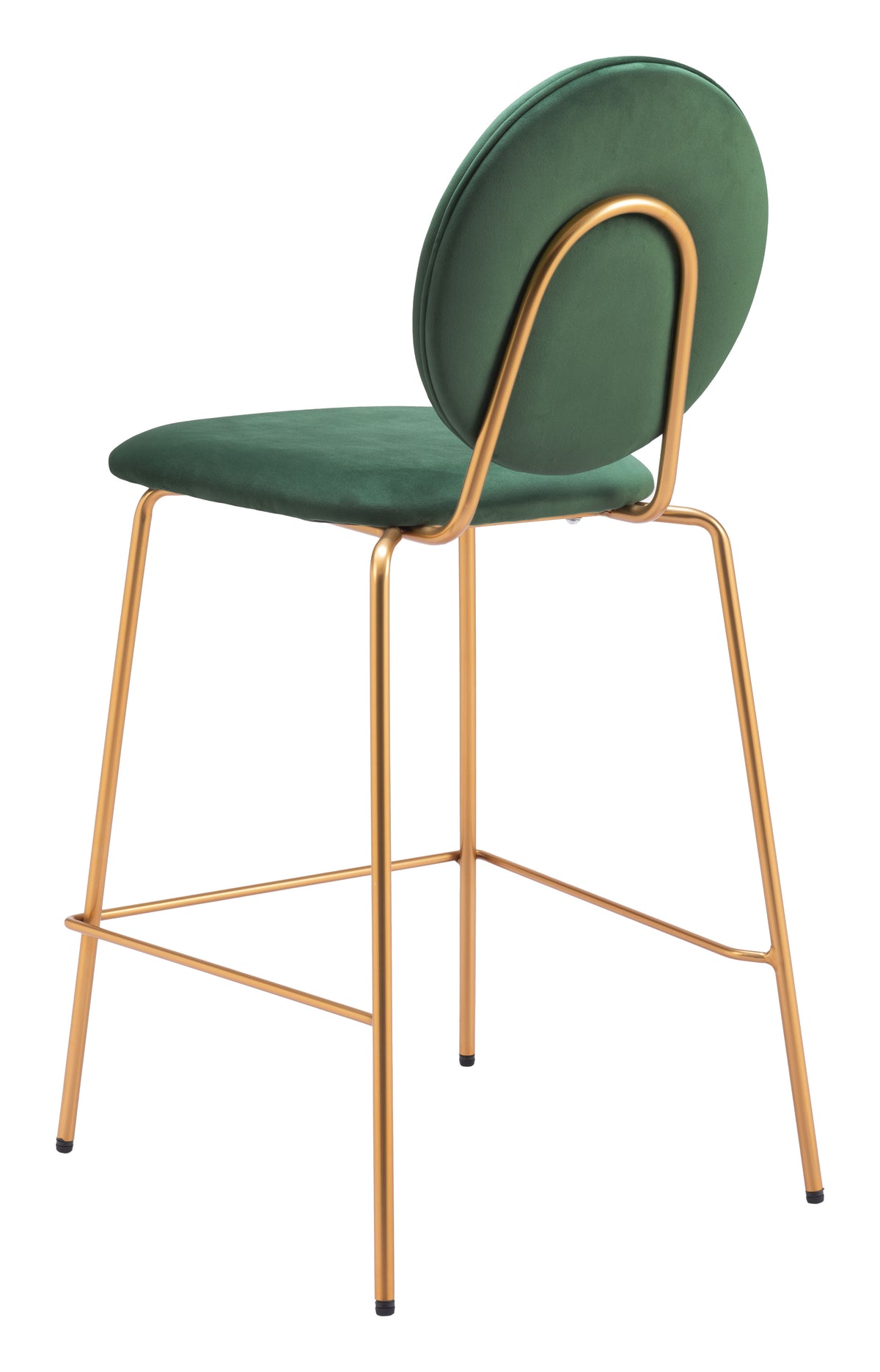 Odessa Green & Gold Counter Stool (Set of 2)