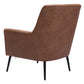 Ontario Vintage Brown Accent Chair