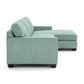 Clifford L-Shaped Sectional Sofa – Made in USA, 9 Fabric Options - Leslie Robins Egg - Fabric (4)