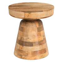Robbie Natural Wood Accent Table – 16