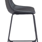Smart Counter Stool (Set of 2) in Black
