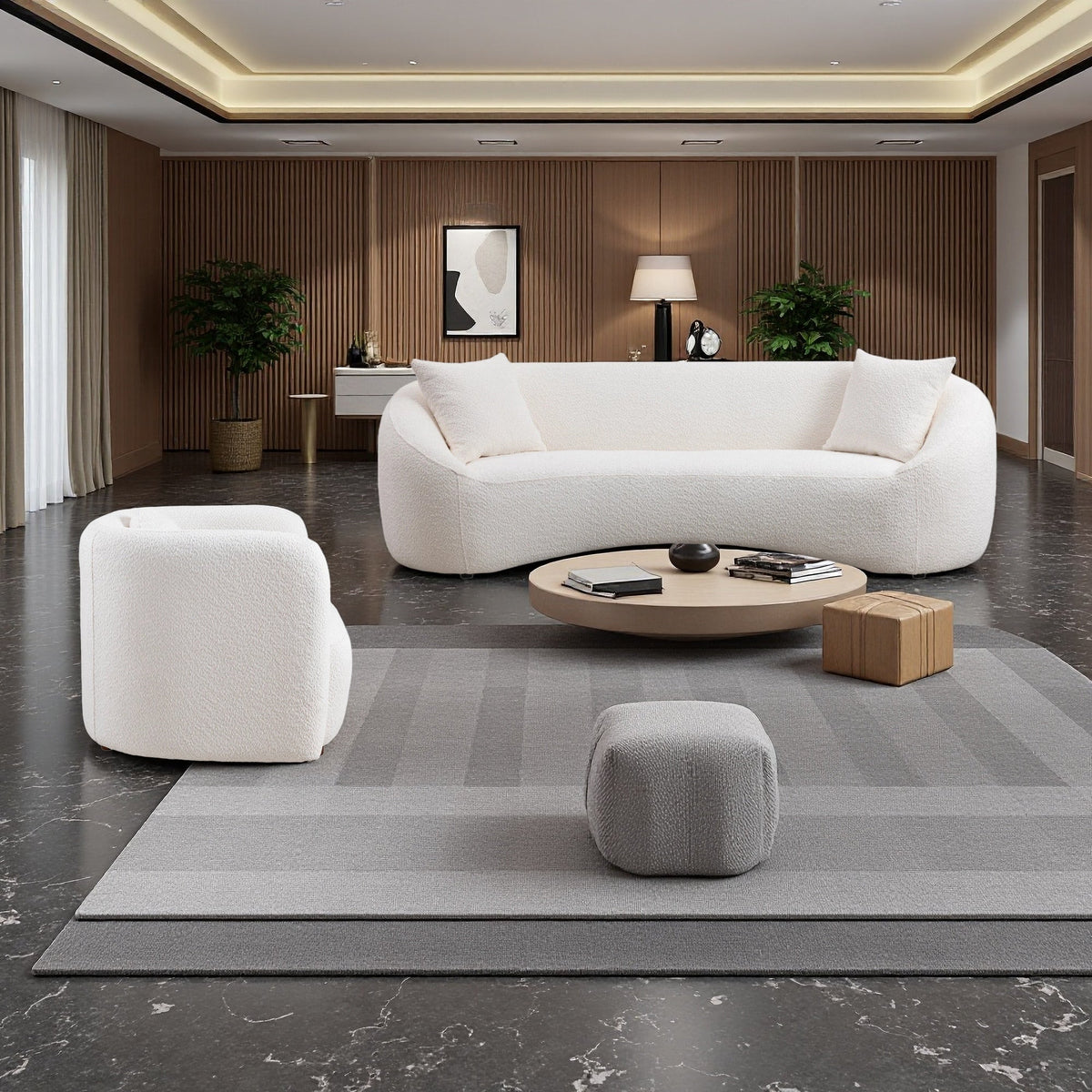 Lysander Curved Sofa