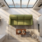 Augusta Sofa – Made in USA, Custom Fabric Options, 83" Classic Design - Notion Appletini - Fabric (1)