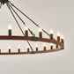 Vero Wagon Wheel Chandelier