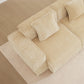 Fenna Velvet Armless Sofa