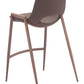 Desi Counter Stool (Set of 2) in Brown & Walnut