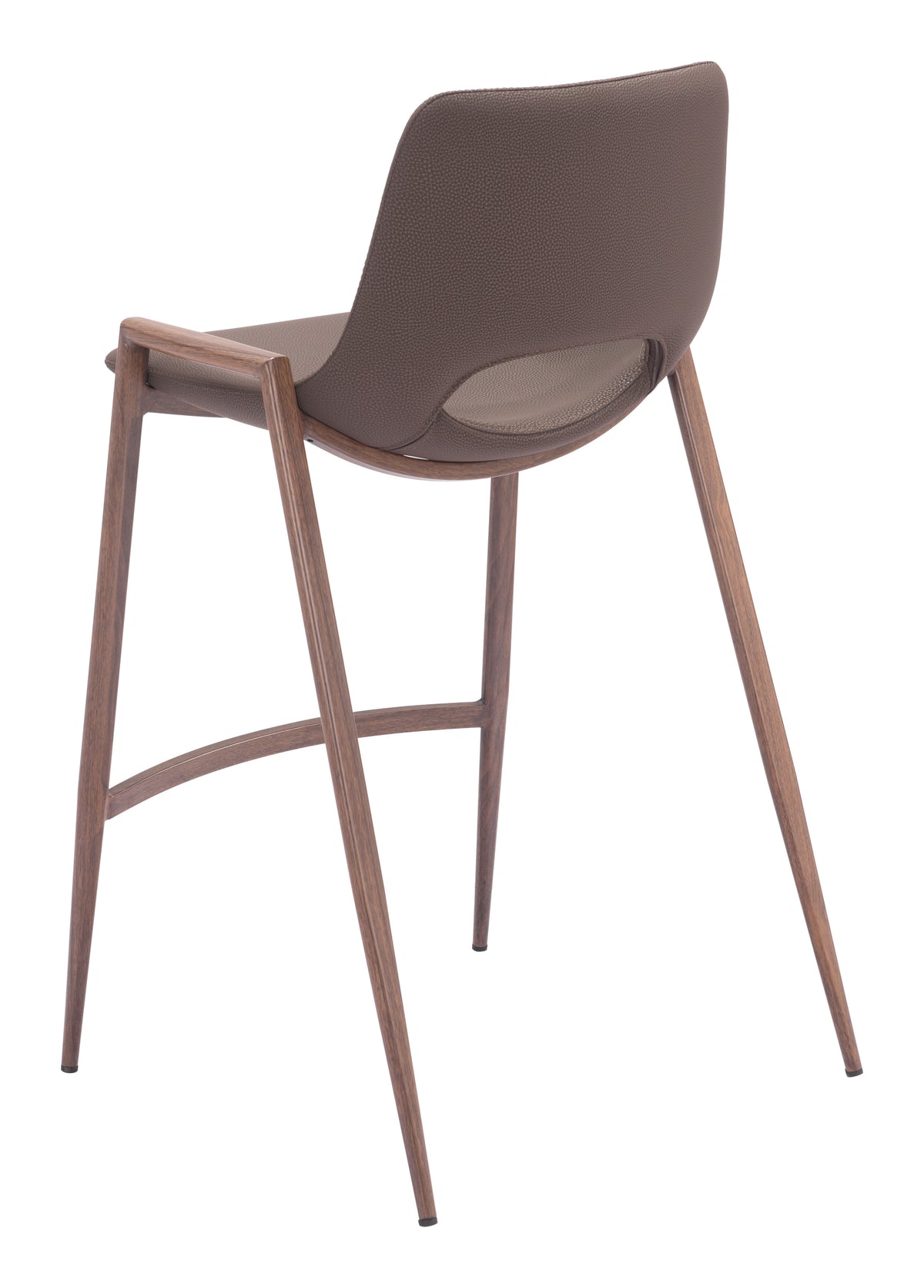 Desi Counter Stool (Set of 2) in Brown & Walnut