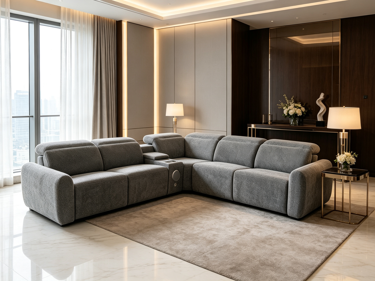 Anselm Power Reclining Sectional