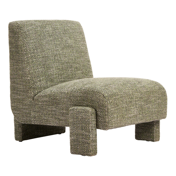 Orleen Checker Green Accent Chair